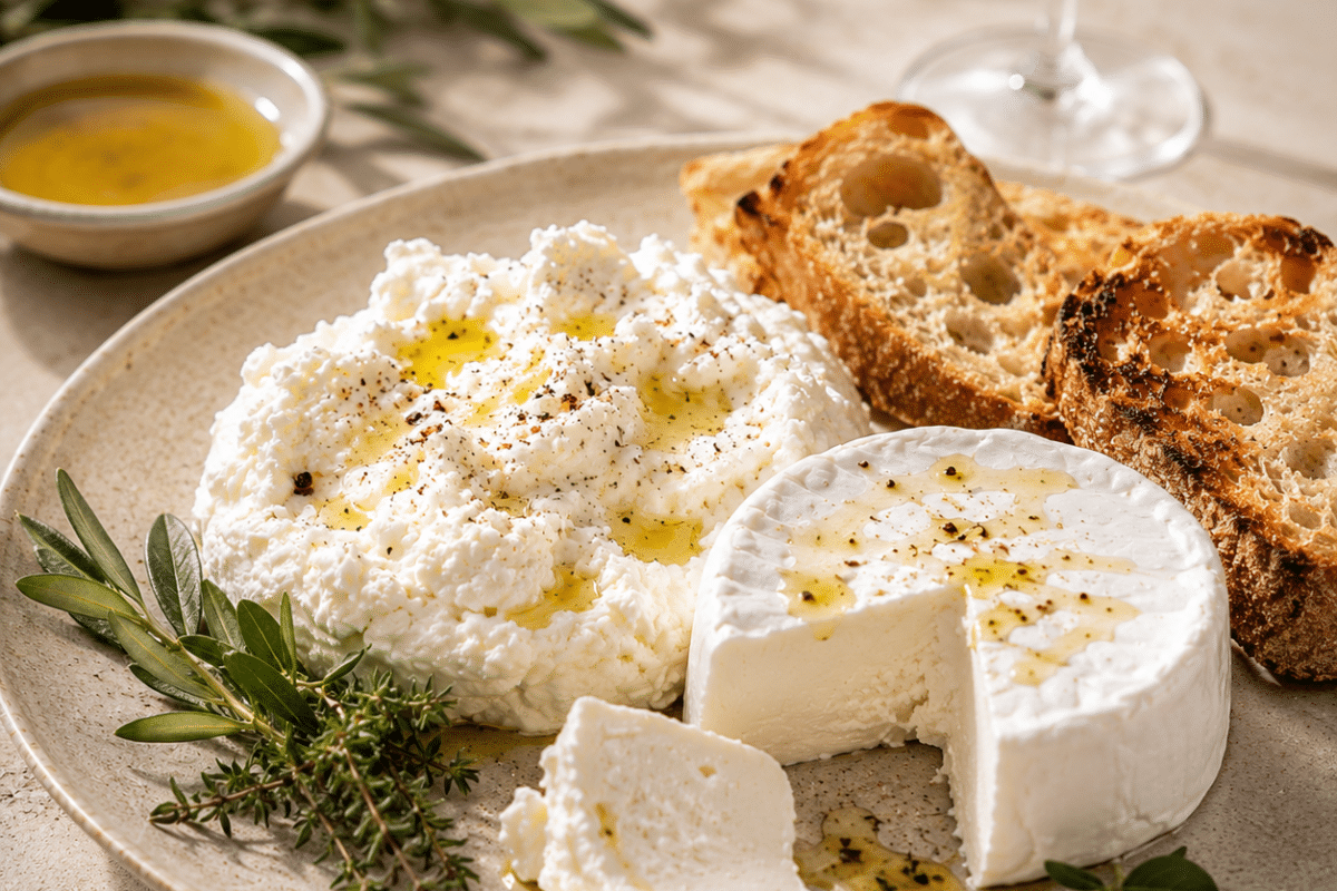 Fromages frais, brocciu & chèvre jeune